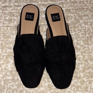 ZAC Zac Posen Black Mules